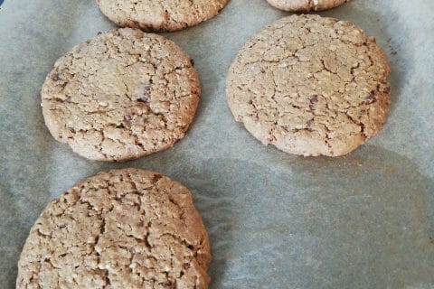 Cliquez pour zoomer ! Biscuits aux flocons d’avoine, cacahuètes et chocolat Thermomix par pedrata