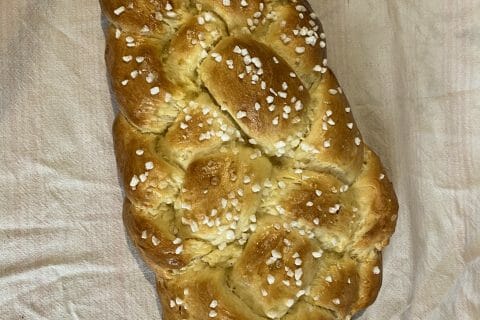 Cliquez pour zoomer ! Brioche tressée à la mie filante Thermomix par sandrach00u