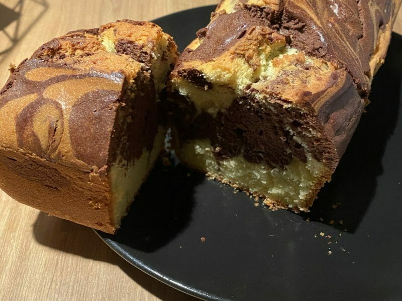 Cliquez pour zoomer ! Marbré au chocolat Thermomix par sandrach00u