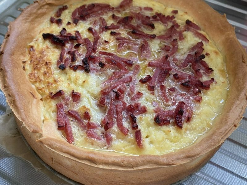 Cliquez pour zoomer ! Zwiebelkuchen – gâteau aux oignons Thermomix par Lollie