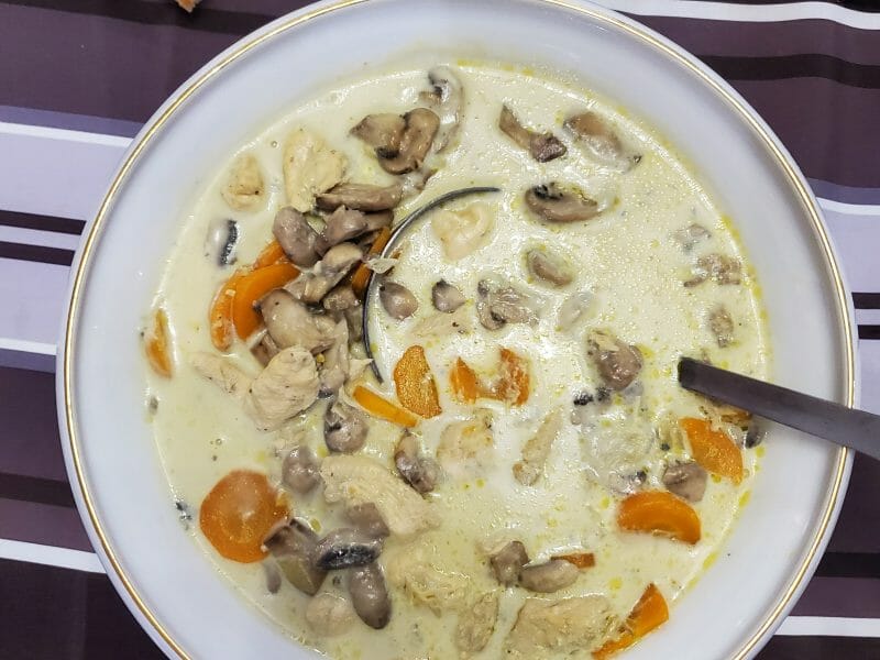 Cliquez pour zoomer ! Blanquette de dinde au bleu d’auvergne Thermomix par soraya_4