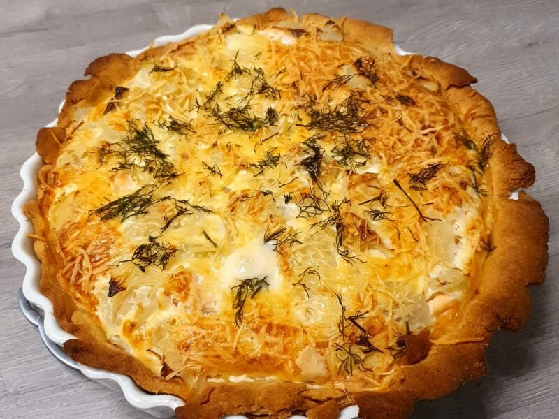 Cliquez pour zoomer ! Tarte au fenouil et saumon Thermomix par ladytikki