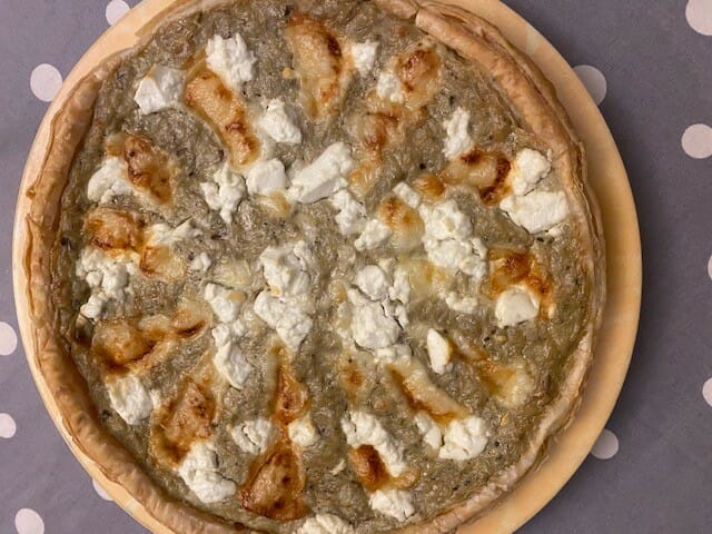 Cliquez pour zoomer ! Tarte aux échalotes et au chèvre Thermomix par muriellecl