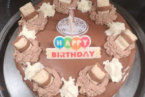 Cliquez pour zoomer ! Layer cake Kinder Bueno Thermomix par lagigi13