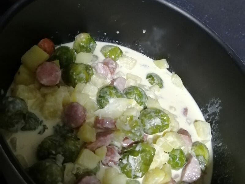 Cliquez pour zoomer ! Potée de choux de Bruxelles Thermomix par vanessa_133