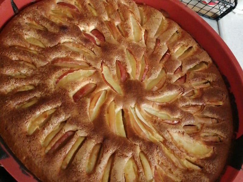 Cliquez pour zoomer ! Gâteau aux pommes et mascarpone Thermomix par vanessa_133