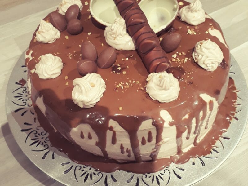 Cliquez pour zoomer ! Layer cake Kinder Bueno Thermomix par cindy_98