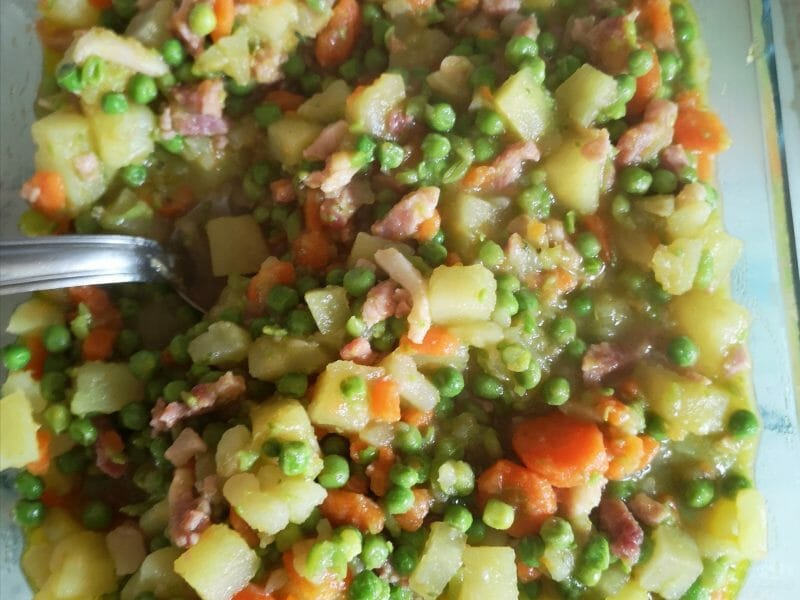 Cliquez pour zoomer ! Jardinière de légumes aux lardons Thermomix par Mélanie