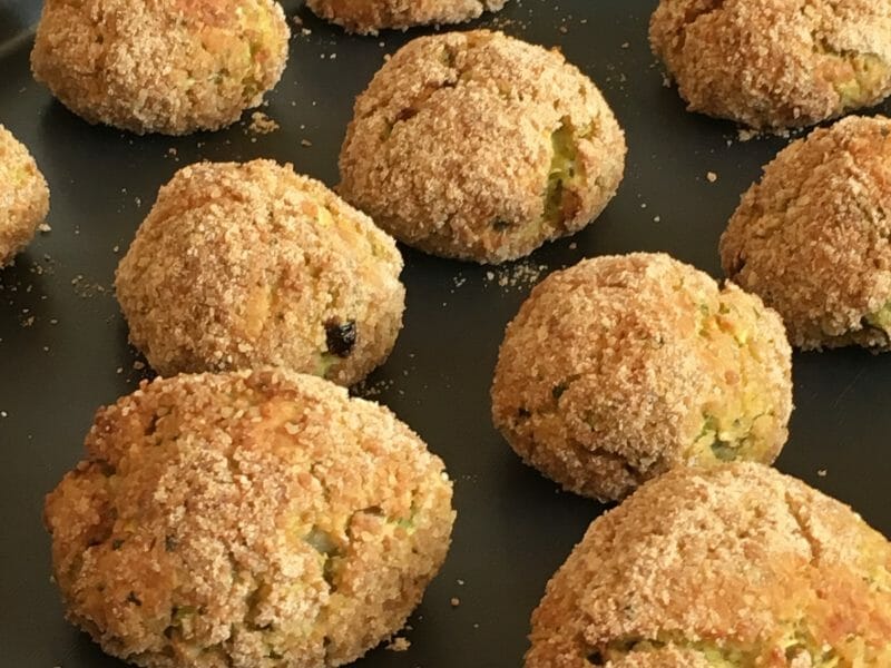 Cliquez pour zoomer ! Boulettes pois chiches et courgettes Thermomix par laetit57