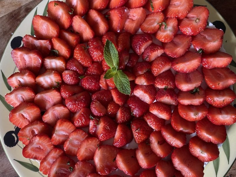 Cliquez pour zoomer ! Tarte aux fraises sans cuisson Thermomix par FLOCONKA