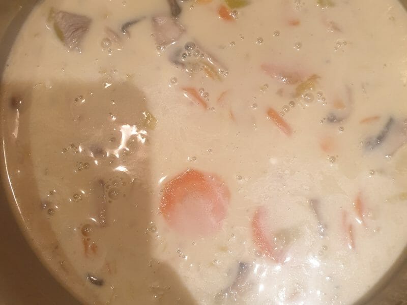 Cliquez pour zoomer ! Blanquette de dinde au bleu d’auvergne Thermomix par laura76370