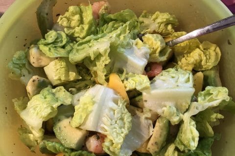Cliquez pour zoomer ! Ceviche de crevettes, mangue, avocat au Thermomix
