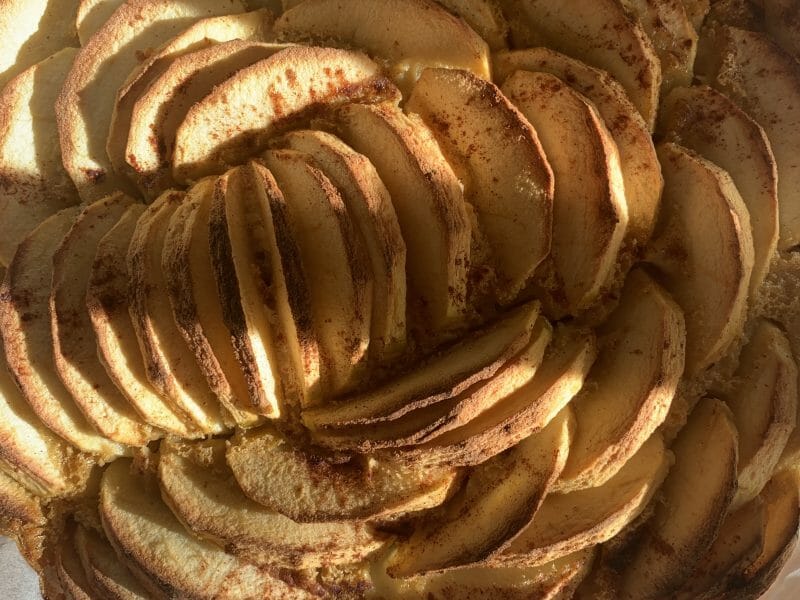 Cliquez pour zoomer ! Tarte aux pommes sans pâte Thermomix par juliette06