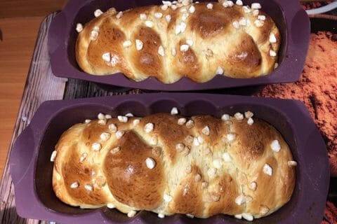 Cliquez pour zoomer ! Brioche tressée à la mie filante Thermomix par Naans