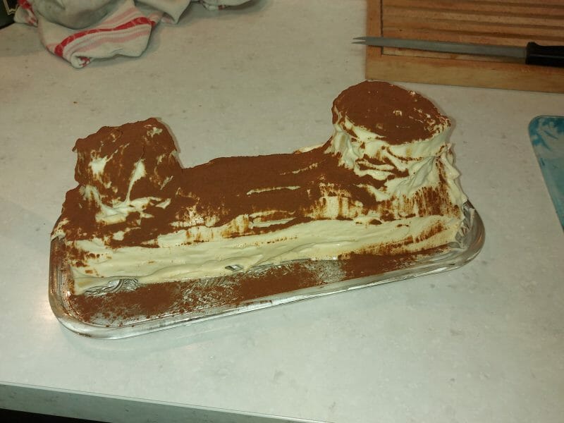 Cliquez pour zoomer ! Bûche Tiramisu Thermomix par virginie57565