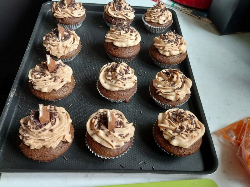 Cliquez pour zoomer ! Cupcakes Kinder Thermomix par virginie57565