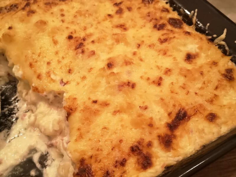 Cliquez pour zoomer ! Gratin de pâtes au fromage blanc Thermomix par Floriano