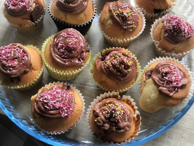 Cliquez pour zoomer ! Cupcakes au nutella Thermomix par jadambre