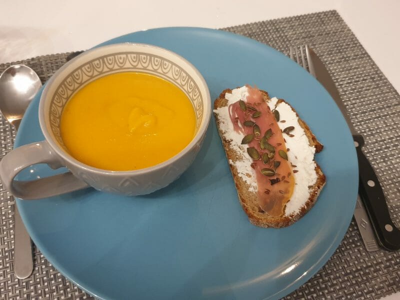 Cliquez pour zoomer ! Velouté 3C : courges, carottes, coco Thermomix par mel_46