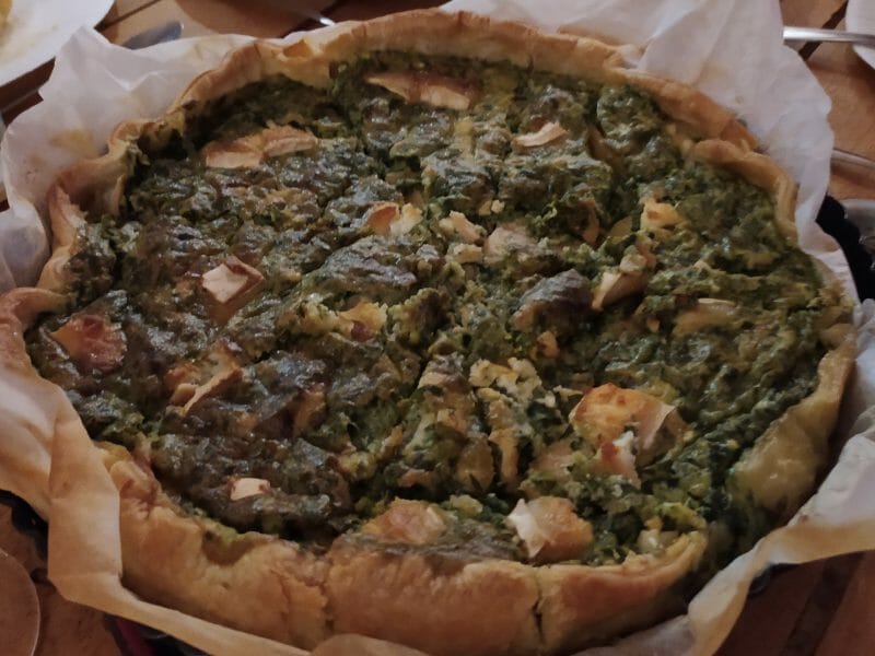 Cliquez pour zoomer ! Tarte épinards, saumon et chèvre Thermomix par valerie0306