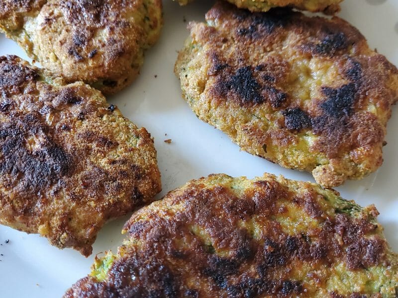 Cliquez pour zoomer ! Escalopes poulet et épinards panées Thermomix par Smc