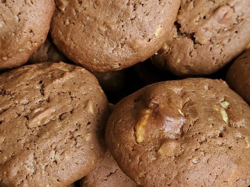 Cliquez pour zoomer ! Cookies aux 3 chocolats et noisettes Thermomix par Smc