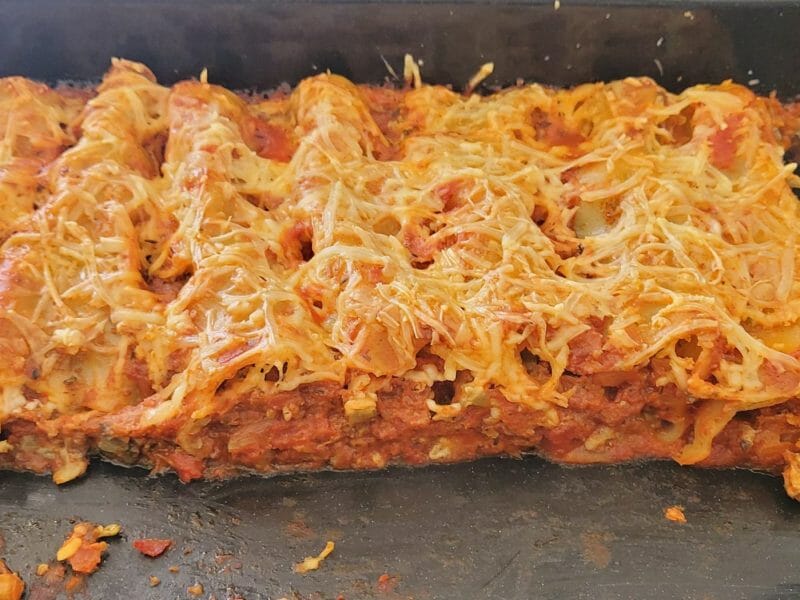 Cliquez pour zoomer ! Cannellonis farcis aux aubergines et courgettes Thermomix par Smc