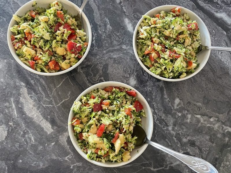 Cliquez pour zoomer ! Salade de brocolis Thermomix par sabrinette