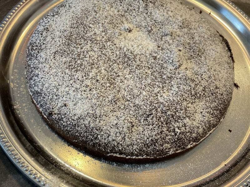 Cliquez pour zoomer ! Kladdkaka – Gâteau au chocolat suédois Thermomix par sabrinette