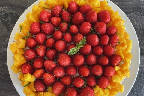 Cliquez pour zoomer ! Tarte aux fraises sans cuisson Thermomix par sabrinette