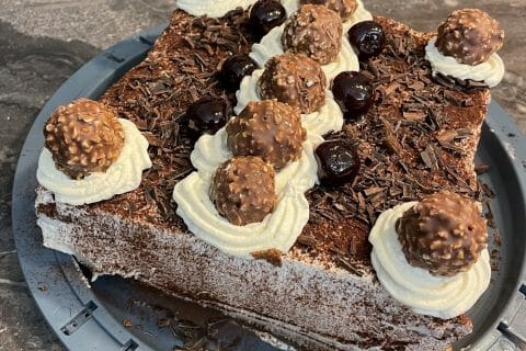 Cliquez pour zoomer ! Bûche forêt noire Thermomix par sabrinette