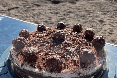 Cliquez pour zoomer ! Bûche forêt noire Thermomix par sabrinette