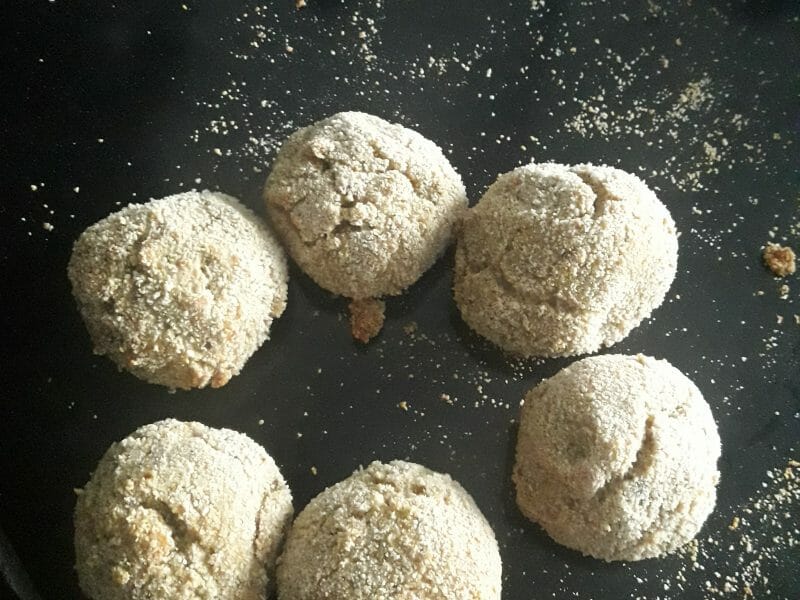 Cliquez pour zoomer ! Boulettes d’aubergines au parmesan Thermomix par florence_62
