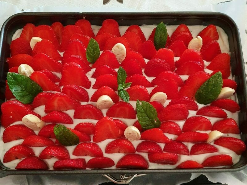 Cliquez pour zoomer ! Tarte aux fraises sans cuisson Thermomix par Bourriquet 1