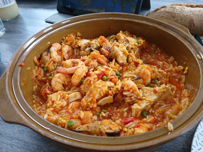 Cliquez pour zoomer ! Paella Thermomix par Titine61