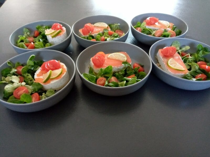 Cliquez pour zoomer ! Cheesecake au saumon sans cuisson Thermomix par Titine61