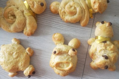 Cliquez pour zoomer ! Brioches lapin de Pâques Thermomix par cindydy57