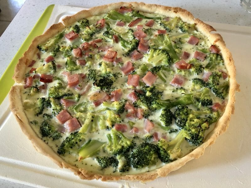 Cliquez pour zoomer ! Quiche au brocoli et jambon Thermomix par alex180986