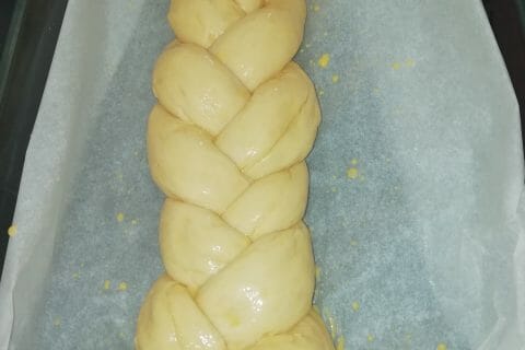 Cliquez pour zoomer ! Brioche tressée à la mie filante Thermomix par erika79