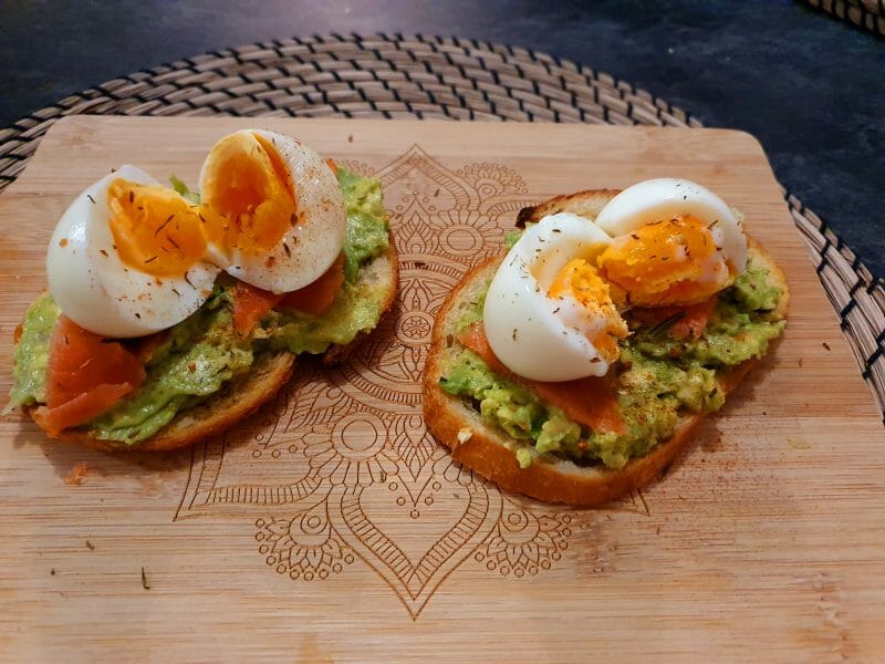 Cliquez pour zoomer ! Tartine avocat et oeuf mollet Thermomix par kinou28