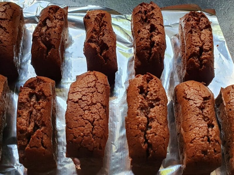 Cliquez pour zoomer ! Financiers au chocolat Thermomix par natigayda