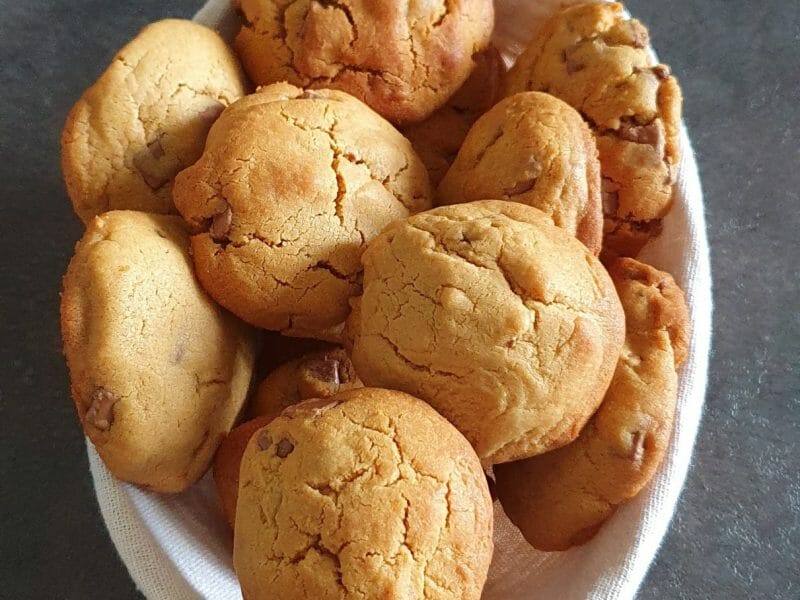 Cliquez pour zoomer ! Cookies beurre de cacahuète et pépites de chocolat Thermomix par natigayda