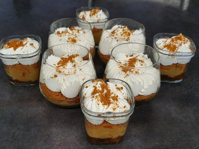 Cliquez pour zoomer ! Verrines pommes caramel et spéculoos Thermomix par natigayda