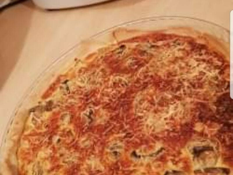 Cliquez pour zoomer ! Tarte au poulet et champignons Thermomix par lea54_38_33