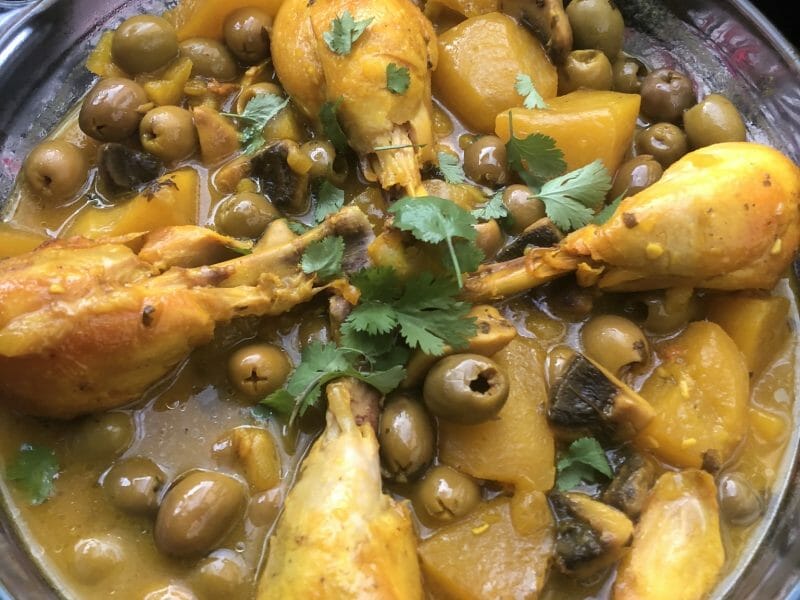 Cliquez pour zoomer ! Tajine de poulet aux olives Thermomix par Malouliceta