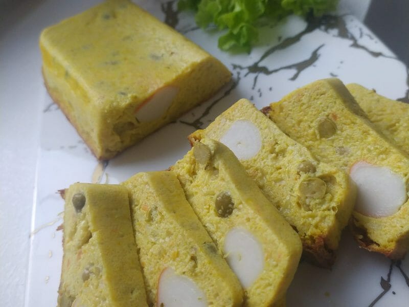 Cliquez pour zoomer ! Terrine de macédoine et surimi Thermomix par RachouMomix