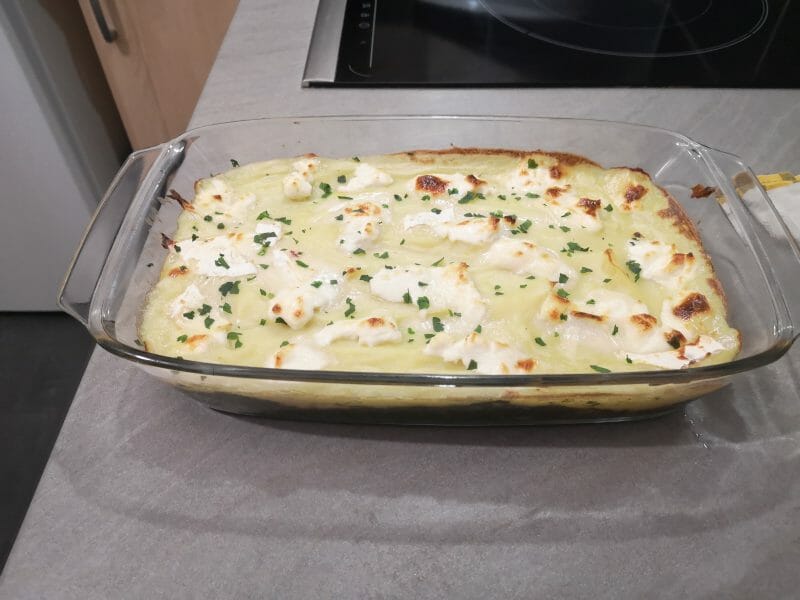 Cliquez pour zoomer ! Gratin de purée de pommes de terre aux épinards Thermomix par maelle17