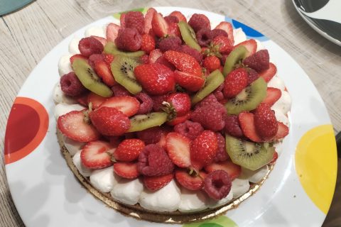 Cliquez pour zoomer ! Tarte aux fraises sans cuisson Thermomix par gwendoline_12