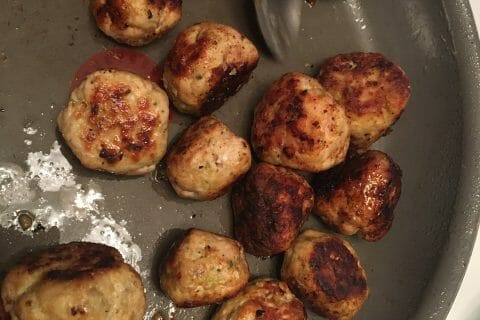 Cliquez pour zoomer ! Boulettes de poulet aux olives Thermomix par lilinepupuce
