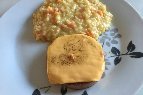 Cliquez pour zoomer ! Risotto aux carottes et parmesan Thermomix par lilinepupuce
